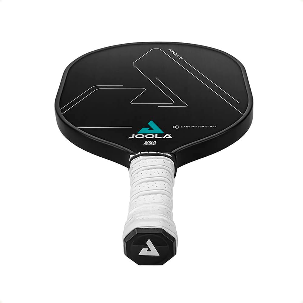 JOOLA Radius Pro Pickleball-Paddel mit strukturierter Carbon-Griff-Oberfläche – schafft mehr Spin un