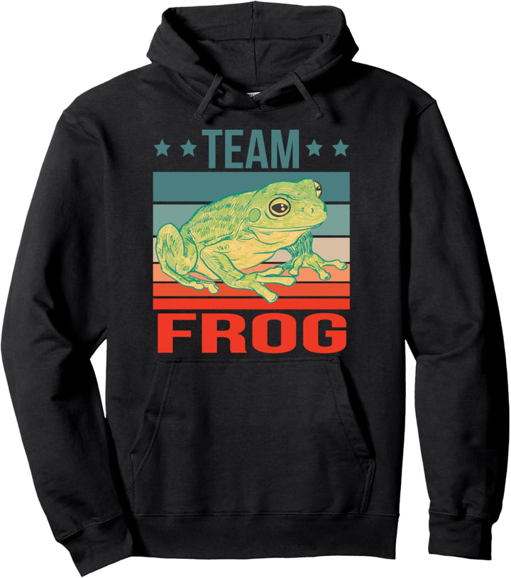 Team Frosch Amphibien Frosch Pullover Hoodie