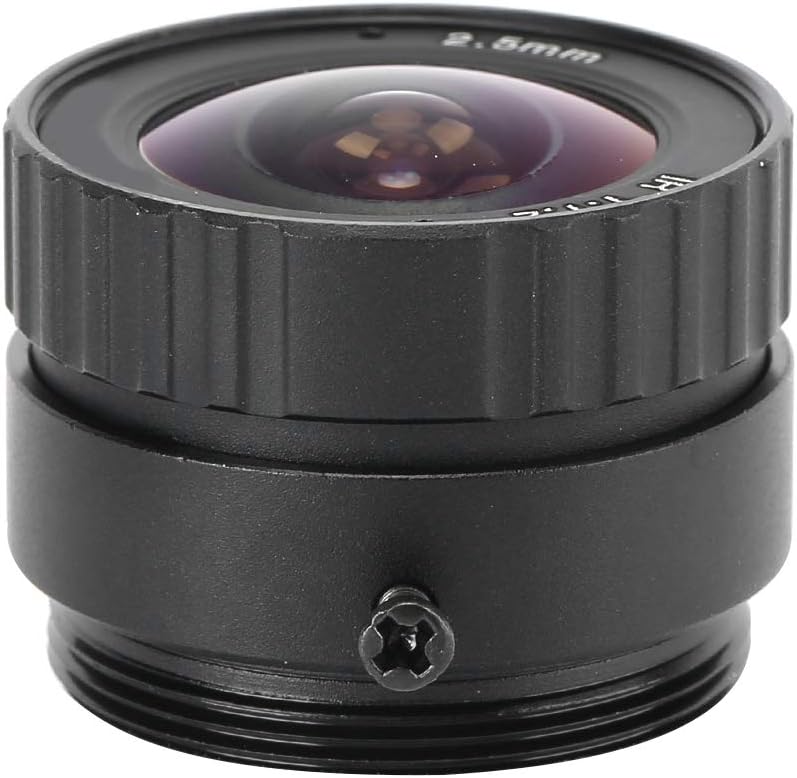 Shanrya HD-Bild CCTV-Objektiv High Definition Fest 2,5 mm CS Fest-Non-Zoom-Objektiv für CCTV DSLR Ab