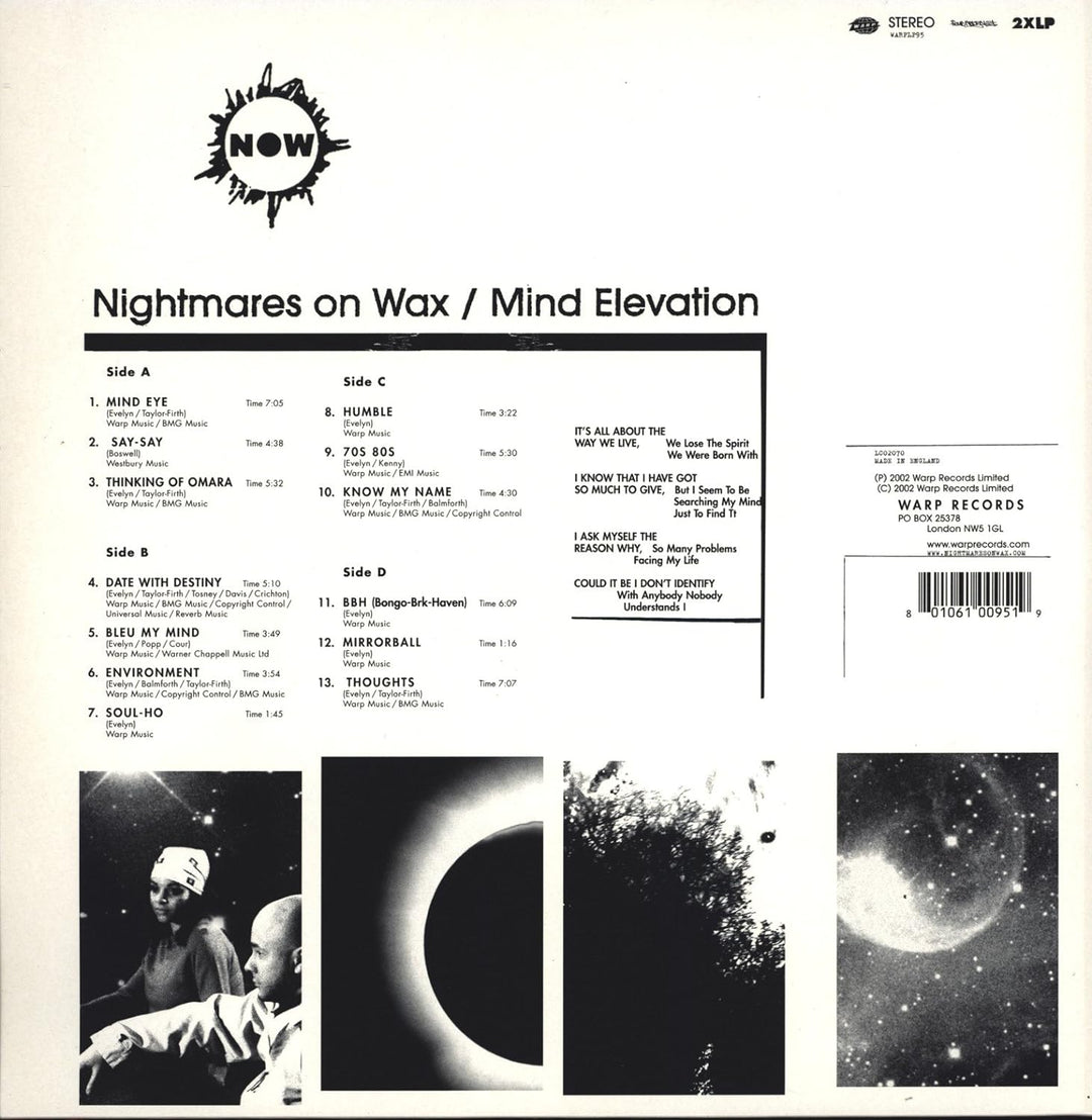 Mind Elevation, Vinyl
