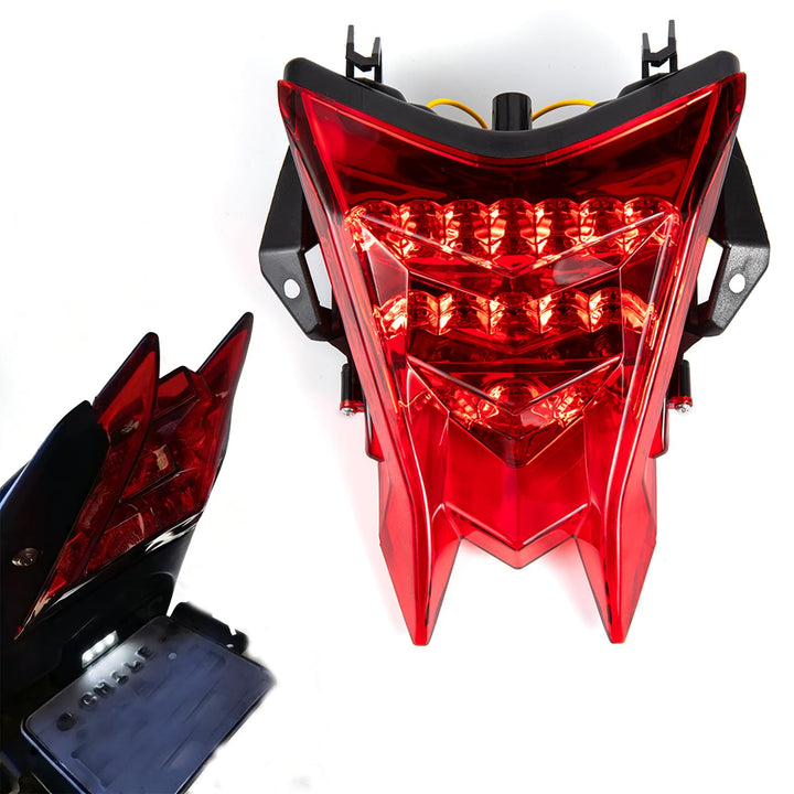 12V Motorrad Rücklicht LED Bremslicht Kennzeichenbeleuchtung Rotlicht Kompatibel mit HP4 S1000R S100
