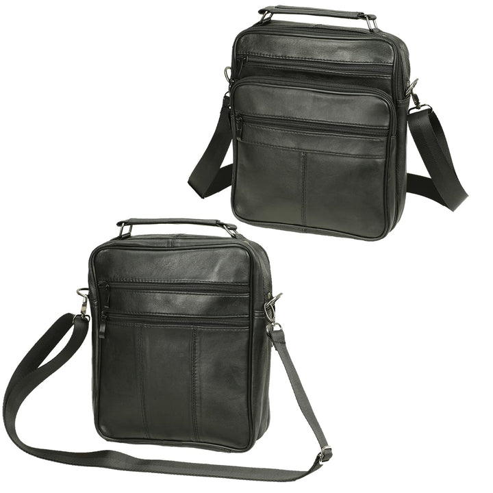 Echt Leder Herren Arbeitstasche Umhängetasche Herrentasche Schultertasche Messenger Flugbegleiter in