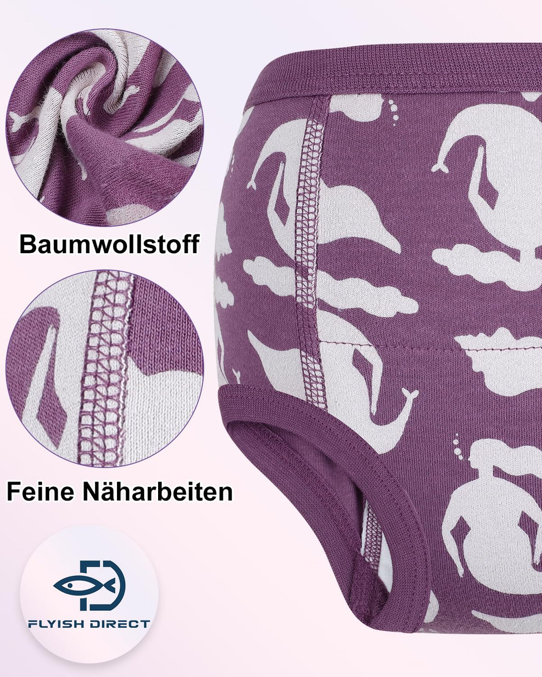 Töpfchen Trainingshose, Kinder Töpfchentraining Unterwäsche für Jungen und Mädchen, Bequem und Atmun