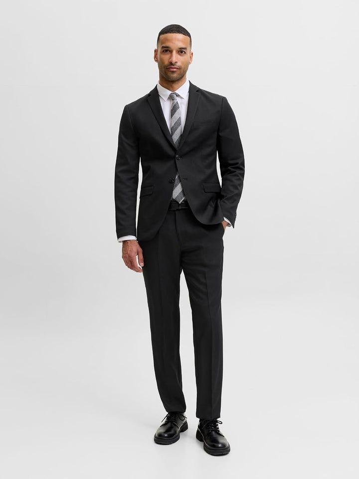 JACK &amp; JONES Male Einreihiger Blazer und Hose JPRCOSTA Super Slim Fit Anzug 50 Black/Fit:super Slim