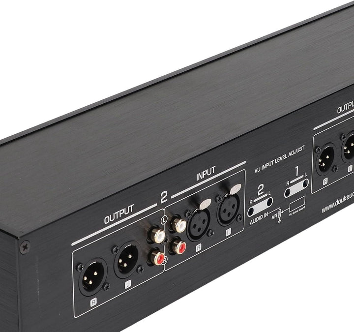 4 -Wege Vu Meter 3 Gain XLR Switcher Ein Soundindikator 100? 240 V US -Stecker TOR 100? 240V US Stec