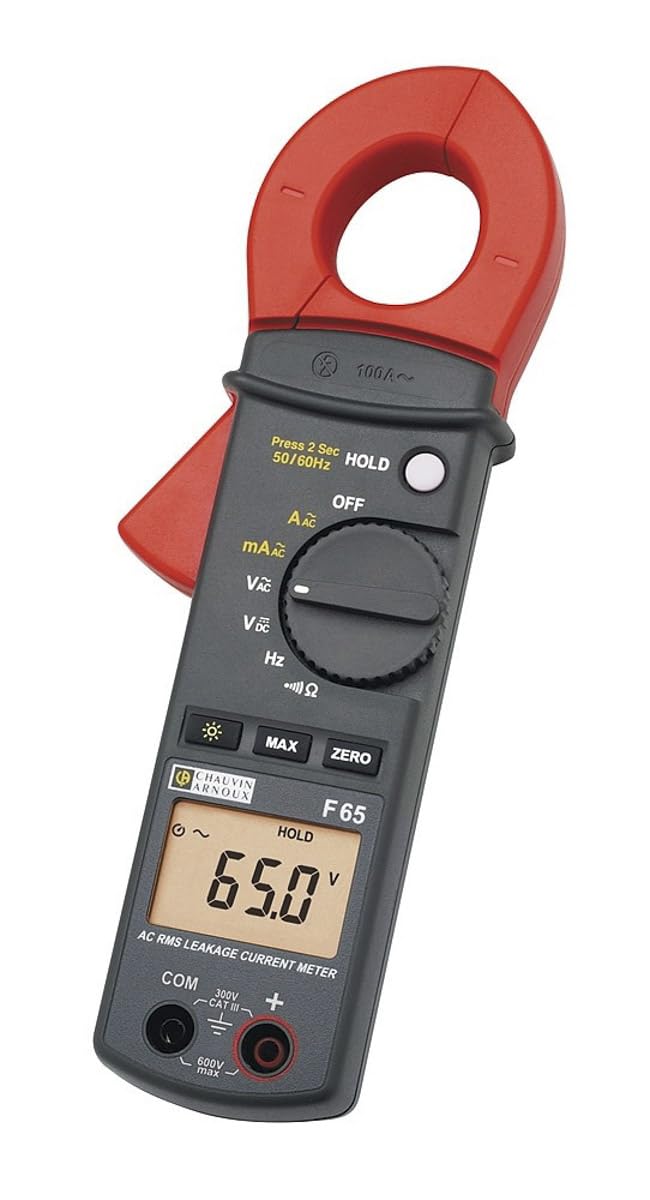 Chauvin Arnoux F65 Stromzange digital CAT III 600V Anzeige (Counts): 10000