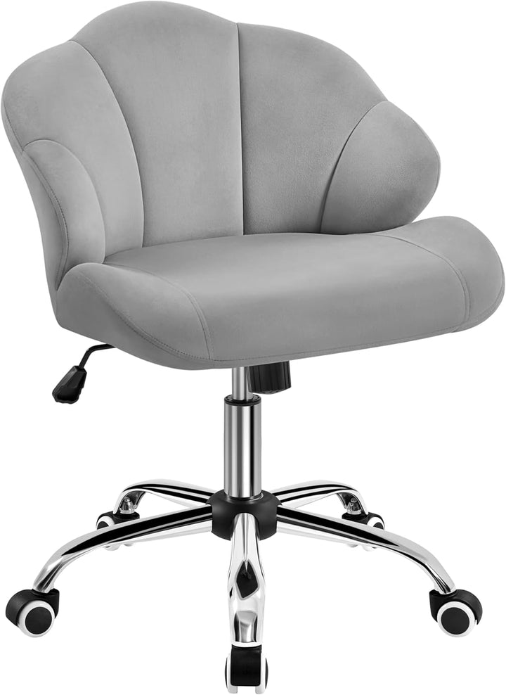 Yaheetech Bürostuhl Ergonomisch Schreibtischstuhl höhenverstellbar Drehstuhl, Bürosessel in Muschelf