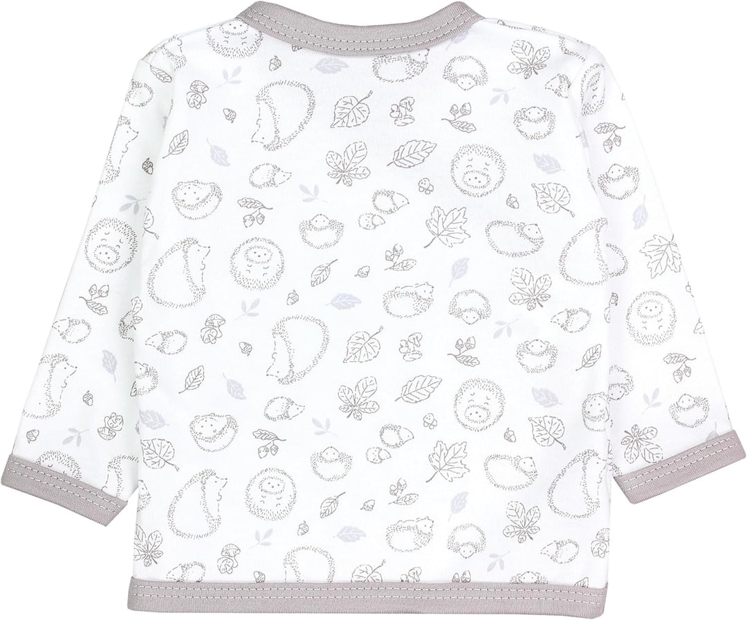 TupTam Baby Langarm Wickelshirt 5er Set aus Oeko-TEX zertifizierten Stoffen Unisex, 50 Igel F&#xFC;c