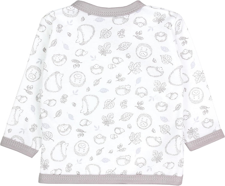 TupTam Baby Langarm Wickelshirt 5er Set aus Oeko-TEX zertifizierten Stoffen Unisex, 50 Igel F&#xFC;c