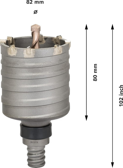 Bosch Accessories Bosch Professional Hohl-Bohrkrone SDS-max-9 Core Cutter zweiteilig mit Gewinde (Ø