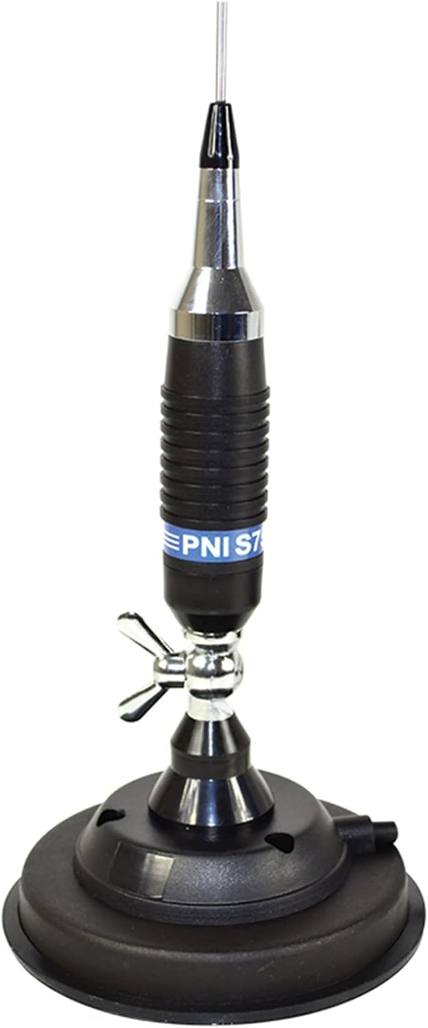 Kit tragbarer CB-Radiosender PNI Escort HP 82, Multistandard, 4 W, 12 V, AM-FM und CB-Antenne PNI S7