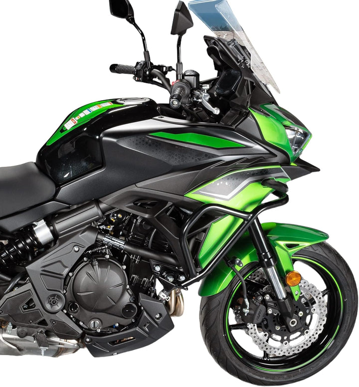 Motorrad Stahl Motorschutzbügel Sturzbügel Rahmenschutz kompatibel mit Versys 650 Versys-650 KLE650