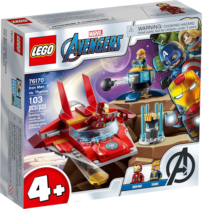 Bonbell Lego Marvel Avengers Iron Man vs. Thanos 76170 Cool, Sammlbar Superhero Building Toy for Kid