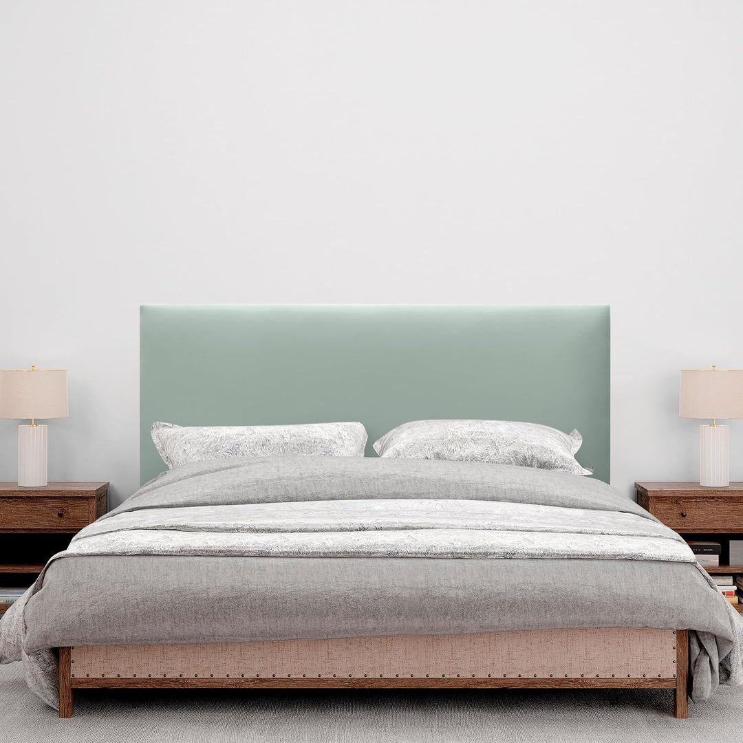 DHOME Kopfteil aus Kunstlederoder Stoff AQUALINE Glatt mit Beinen Kopfteil gepolstert Luxusbett Kopf