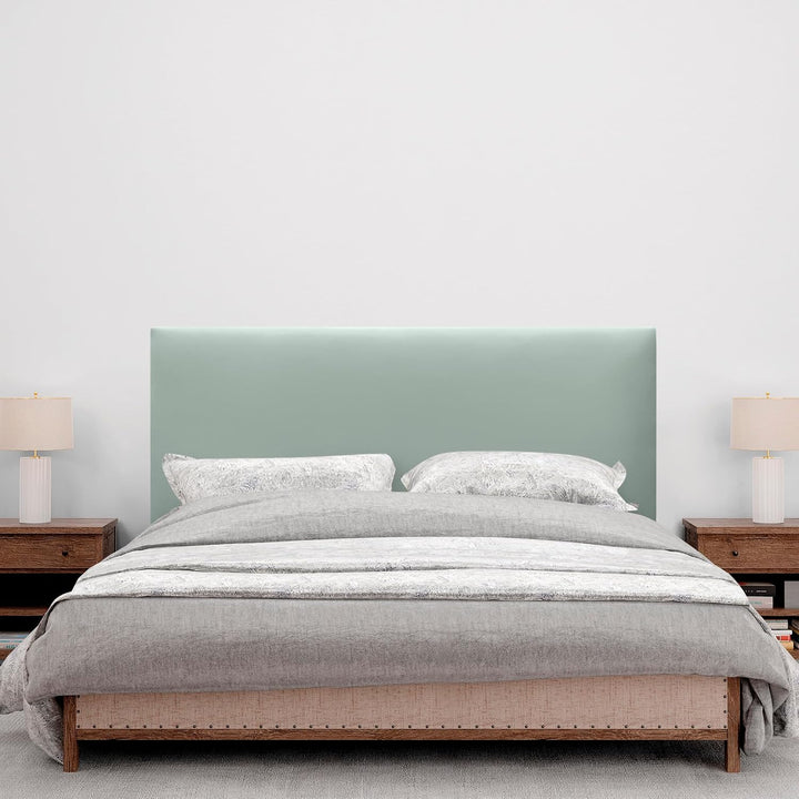 DHOME Kopfteil aus Kunstlederoder Stoff AQUALINE Glatt mit Beinen Kopfteil gepolstert Luxusbett Kopf