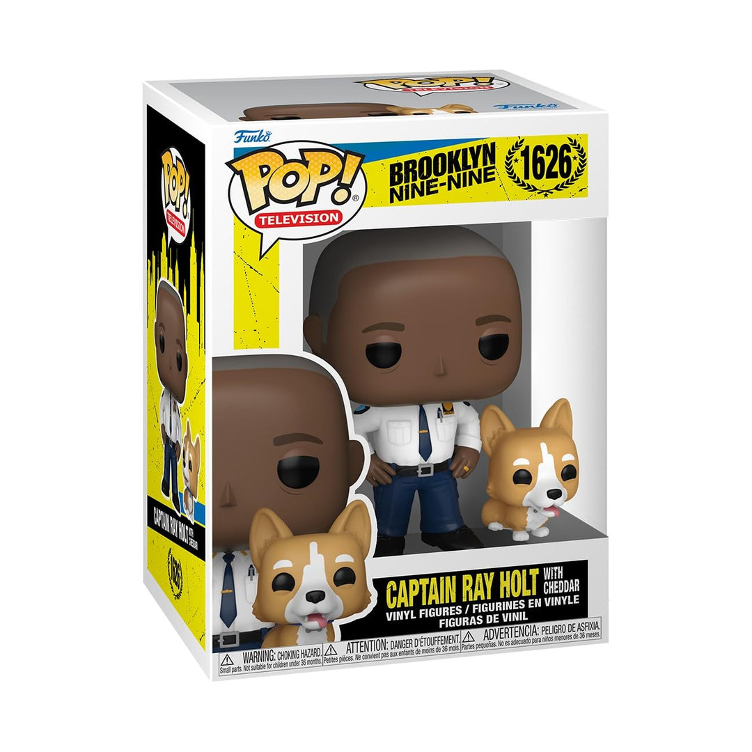 Funko POP & Buddy: Brooklyn Nine-Nine - Captain Holt w/Dog - Vinyl-Sammelfigur - Geschenkidee - Offi
