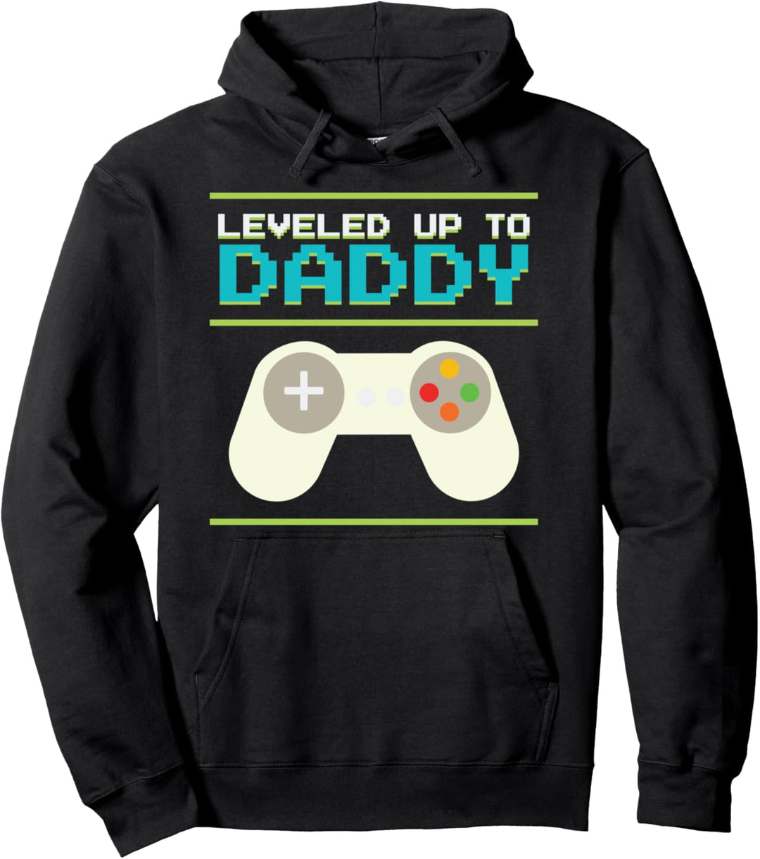 Level Up To Daddy - Gamer Pullover Hoodie