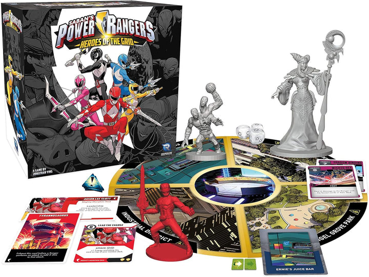 Renegade Game Studios RGS0850 Power Rangers: Heroes of The Grid, Mixed Colours
