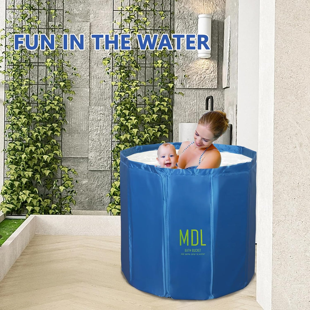 Sinbide Badewanne Faltbare Badewanne für Erwachsene Tragbare faltbare Kinderbadewanne Geeignet für S
