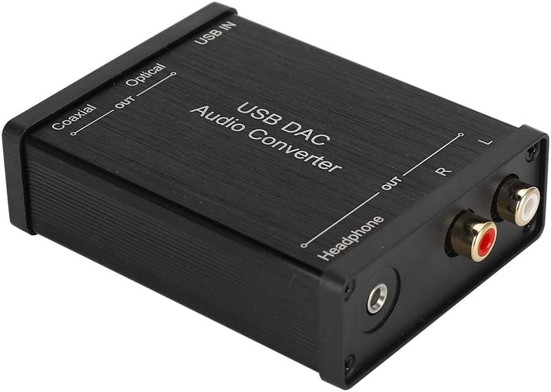 USB-DAC-Audiokonverter, USB-Audio-Soundkarte GV-023 Digital-Analog-DAC-Signal für Windows XP Mac OS-