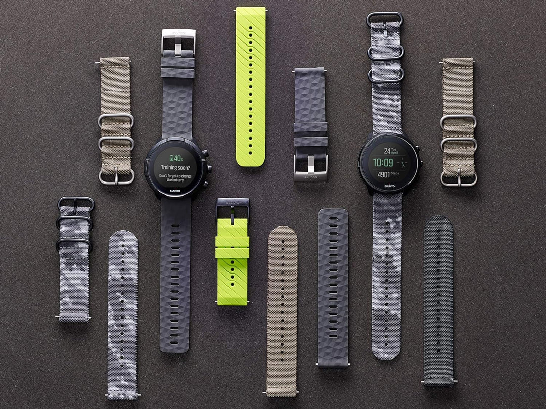 Suunto Ersatz-Uhrenarmband, für alle Suunto Spartan Sport WRH und Suunto 9 Uhren Braun, Braun