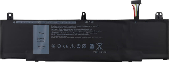 Swark Laptop Akku TDW5P Replacement Komplett with A-lienware13 R3 ALW13C-D2718 ALW13CR-1738 ALW13CR-