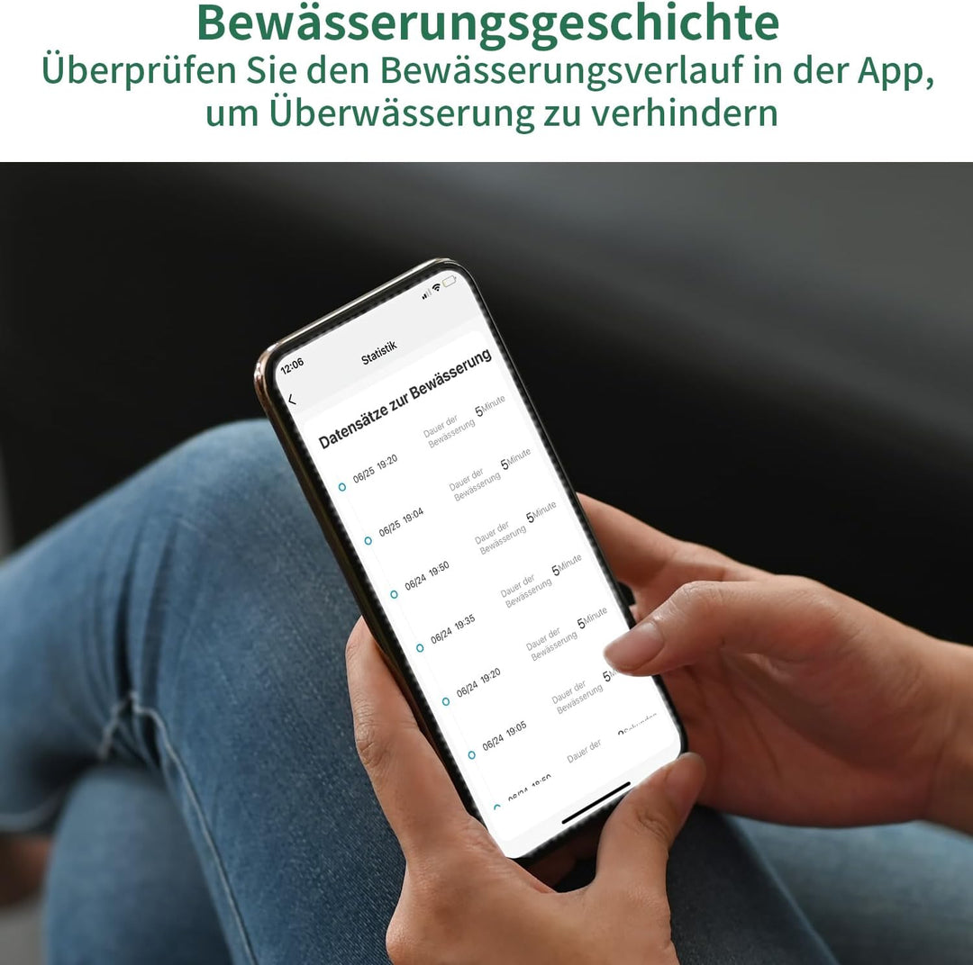 Bewässerungscomputer WLAN, Bewässerungsuhr Smart mit Wi-Fi Hub und APP Fernsteuerung,Automatischer B