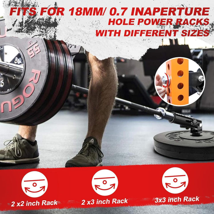 AHTAPFON Barbell Landmine Attachment for Rack,360°Rotation T-Bar Row Attachment Platform,Landmine Ba
