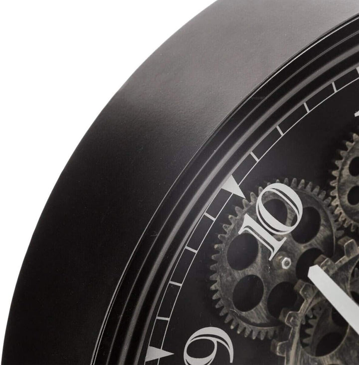 Atmosphera Mechanische Uhr, Metall, Durchmesser 37 cm, Schwarz