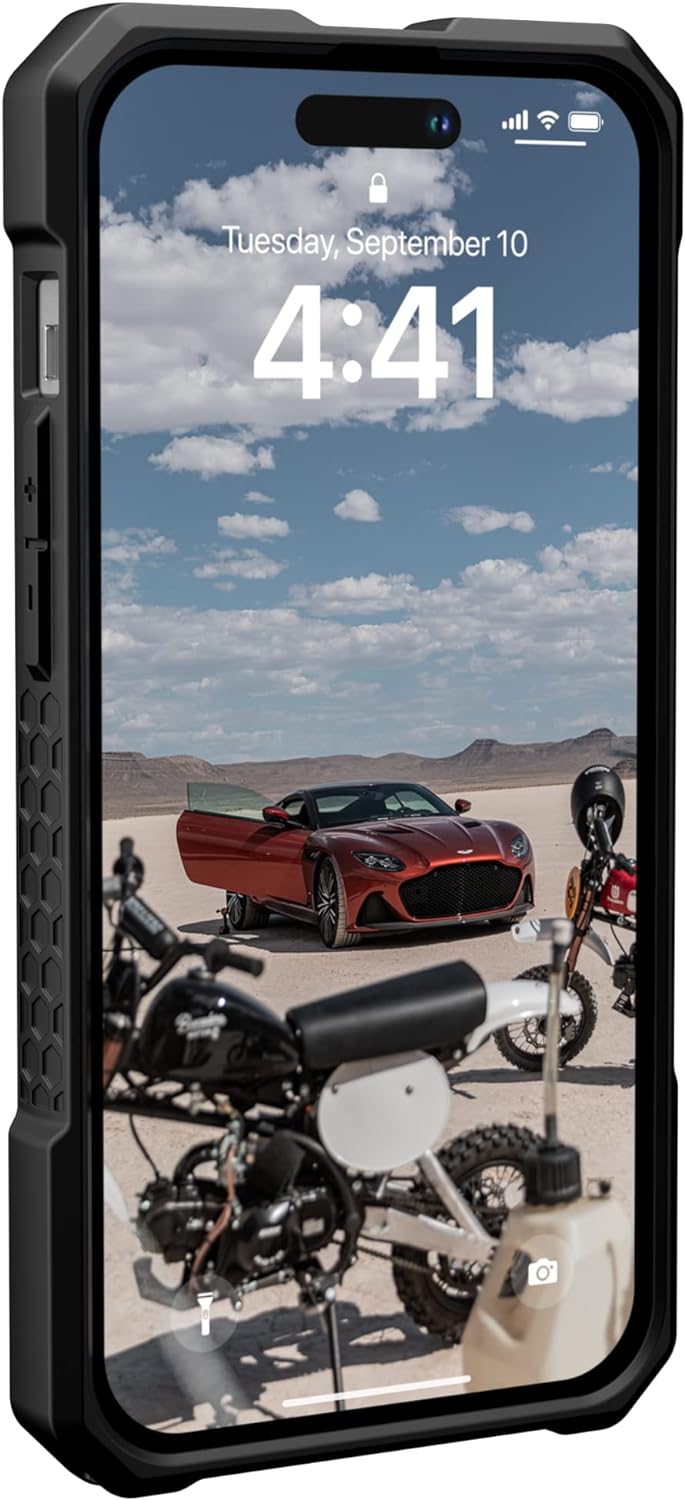 Urban Armor Gear UAG Monarch Pro Schutzhülle kompatibel mit Apple iPhone 14 Pro [Wireless Charging/M