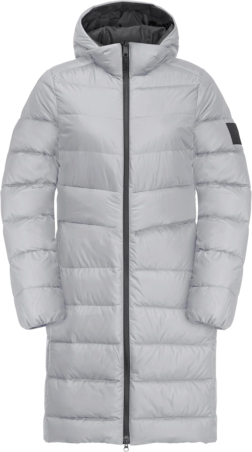 Jack Wolfskin Damen Lenauplatz Coat W Daunenmantel L moonwalk, L moonwalk