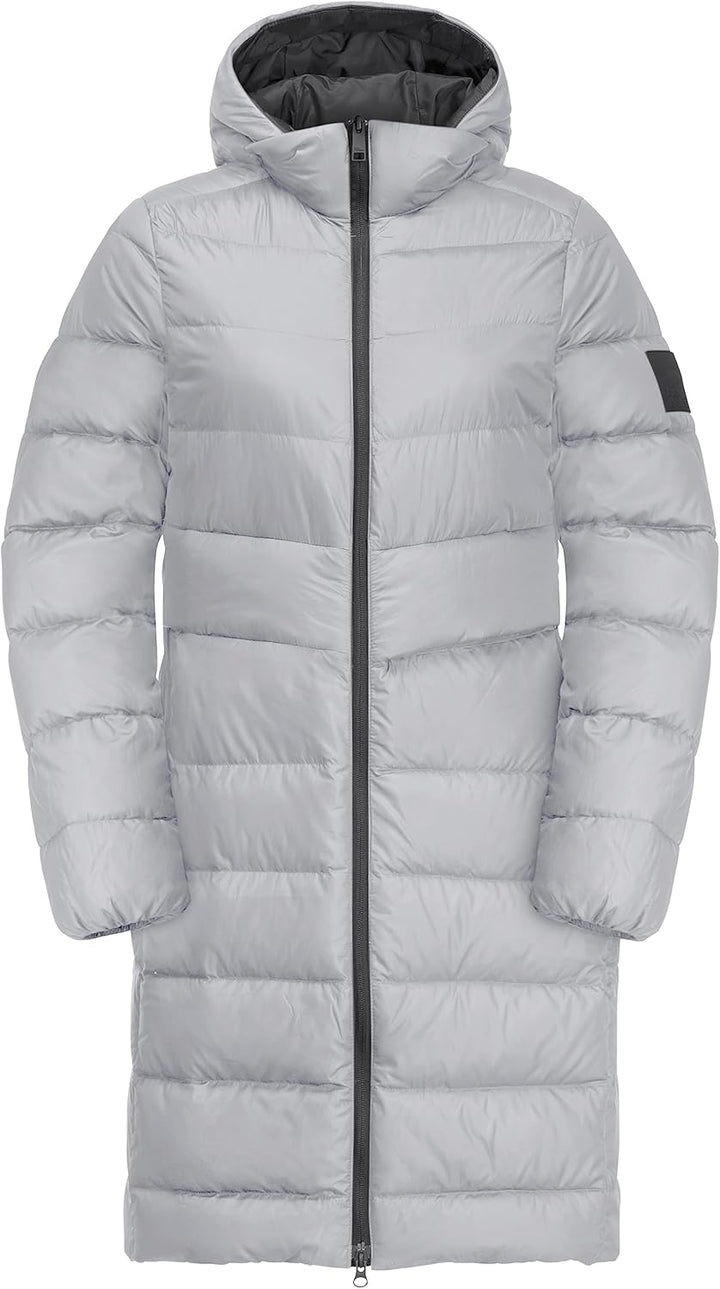 Jack Wolfskin Damen Lenauplatz Coat W Daunenmantel L moonwalk, L moonwalk