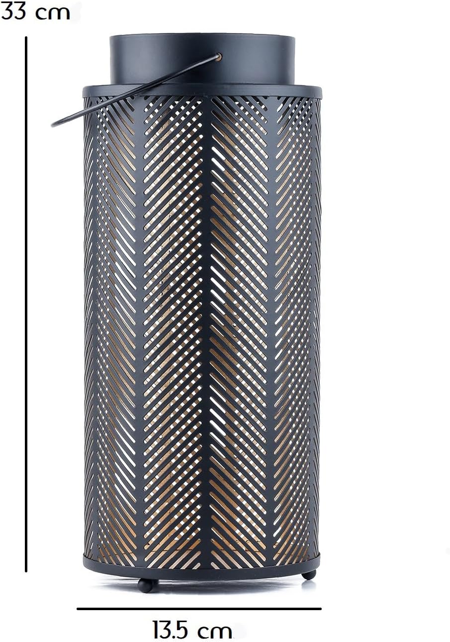 Marrakesch 2er Set Gartenwindlicht Windlicht 33 cm und 25 cm | Windlichter für Draussen Arvid gross