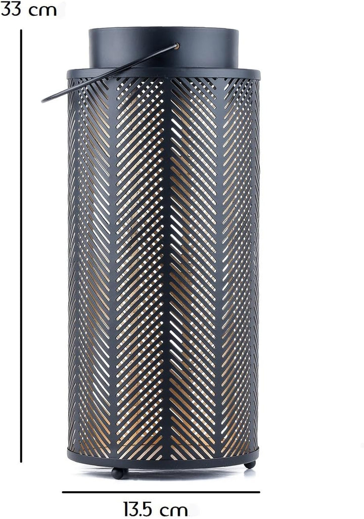 Marrakesch 2er Set Gartenwindlicht Windlicht 33 cm und 25 cm | Windlichter für Draussen Arvid gross
