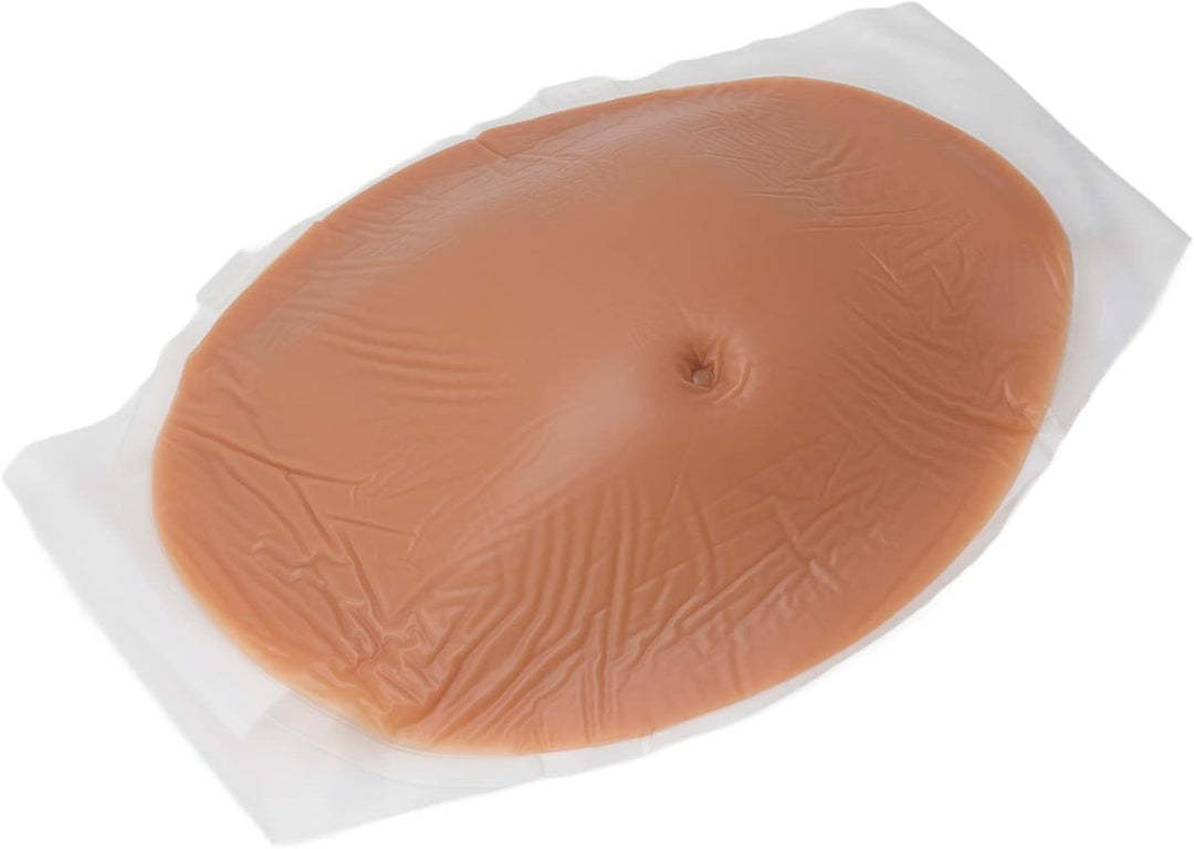 Fafeicy Verstellbarer Gefälschter Schwangerschaftsbauch, Silikon Atmungsaktiv Elastisch Künstlicher
