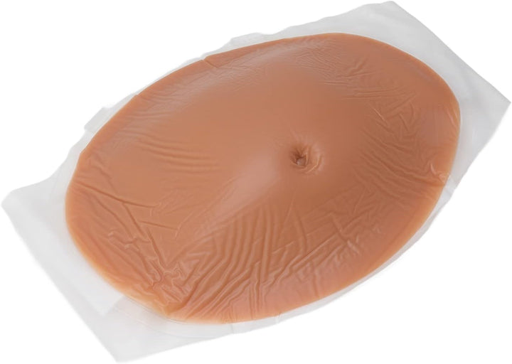 Fafeicy Verstellbarer Gefälschter Schwangerschaftsbauch, Silikon Atmungsaktiv Elastisch Künstlicher