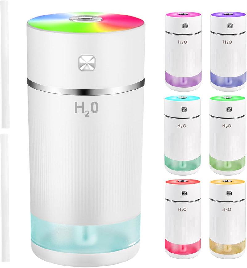 Luftbefeuchter Für Das Schlafzimmer, 240 ML Mini Luftbefeuchter, Small Humidifiers, Portable Desk Hu