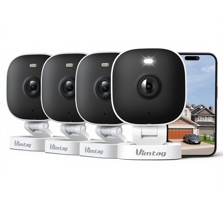 VIMTAG 2,5K Überwachungskamera Aussen, 5GHz WLAN Kamera Outdoor,Aussenkamera,Farbige Nachtsicht,Tag&