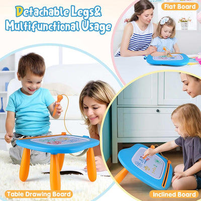 Smasiagon Kinderspielzeug ab 1 Jahr, Magnetische Maltafel Zaubertafel Bunt Zeichentafel Magnettafel
