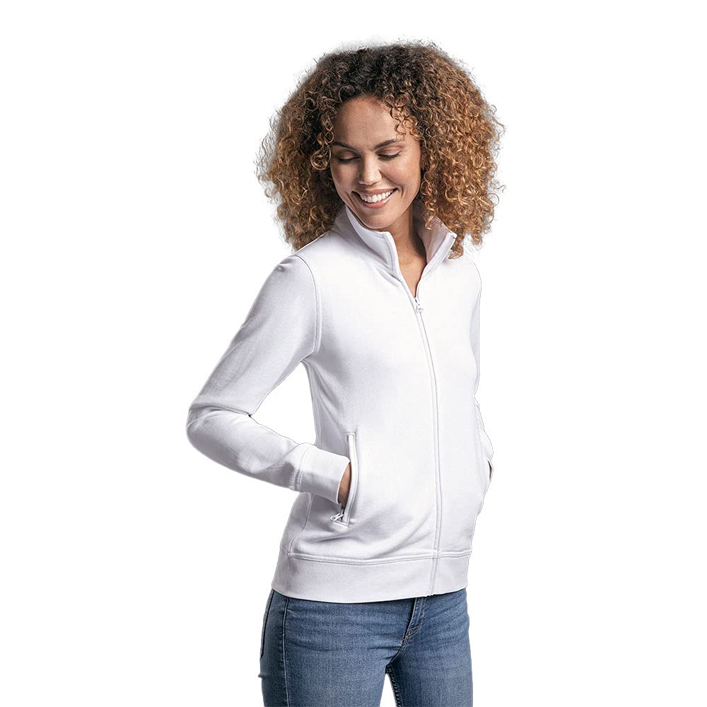 EXCD Sweatjacke Damen, Weiss, S