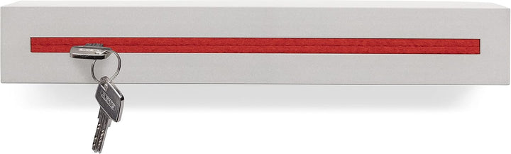Schlüsselbrett mit Ablage aus Beton Light Edition 33x6x5 cm, Schlüsselboard Wand, Schlüsselaufbewahr