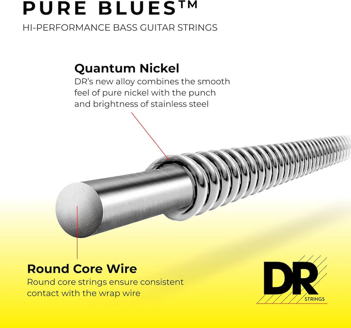 DR Saiten Pure Blues Bass Heavy
