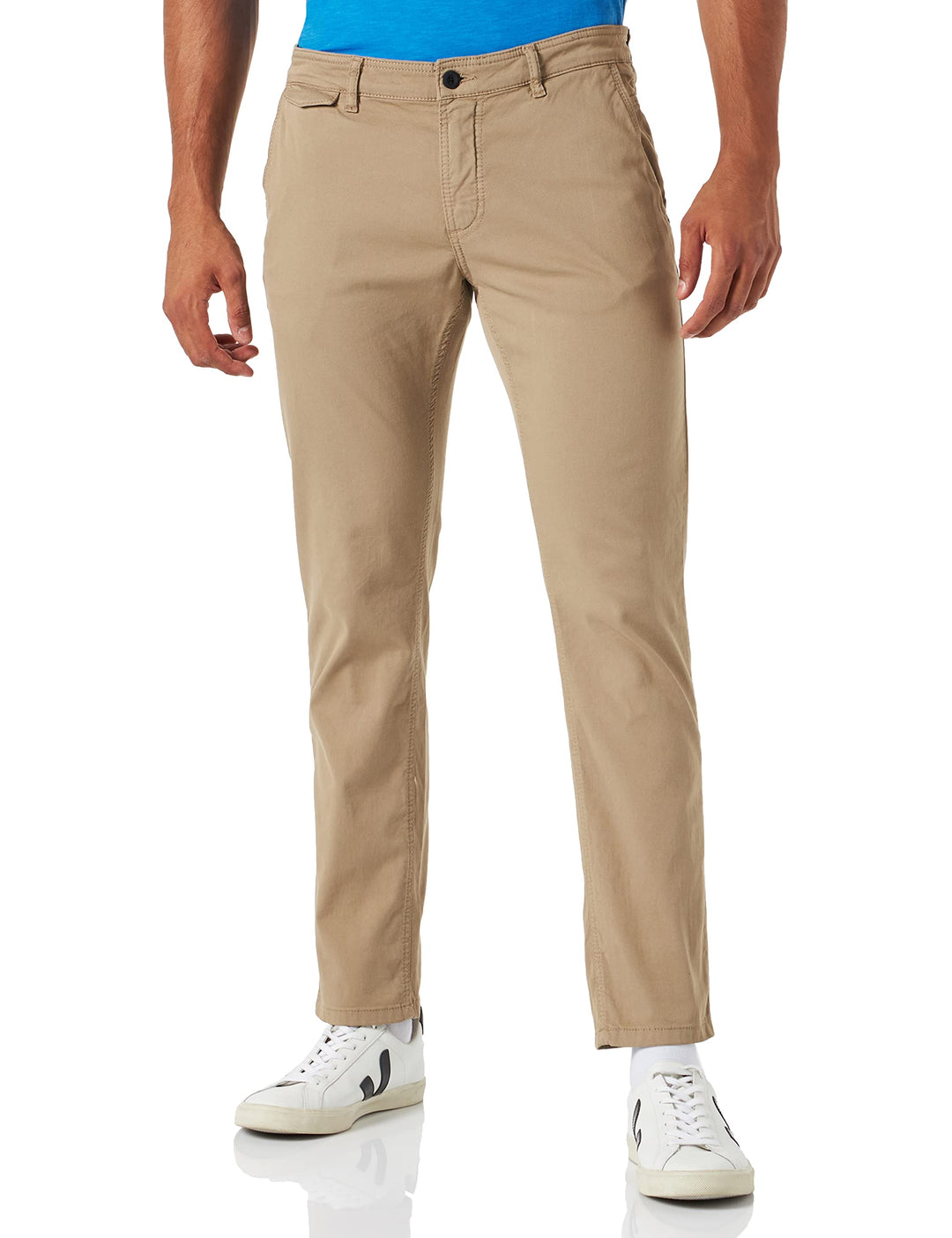 camel active Herren Klassische Hose 35W / 34L Wood, 35W / 34L Wood