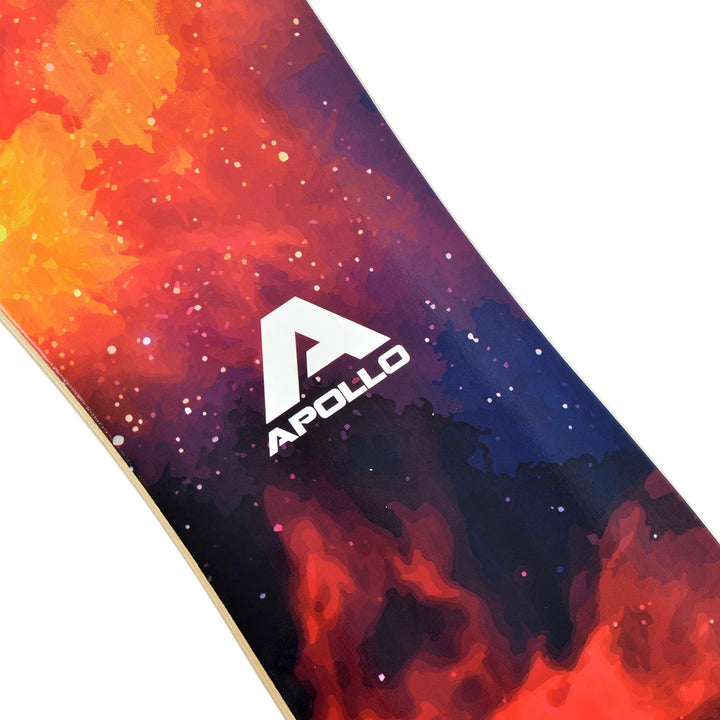 Apollo Longboard, Komplettboard mit High Speed ABEC Kugellagern, Drop Through, Freeride, Skaten, Cru