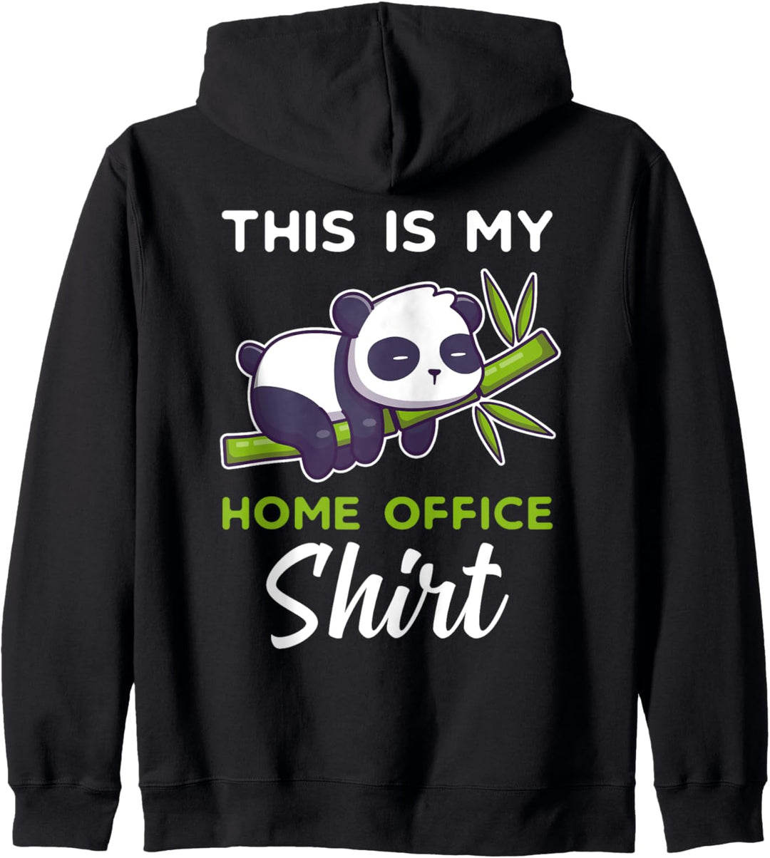 Panda Team Heimarbeit Büro Outfit This is my Home Office Kapuzenjacke