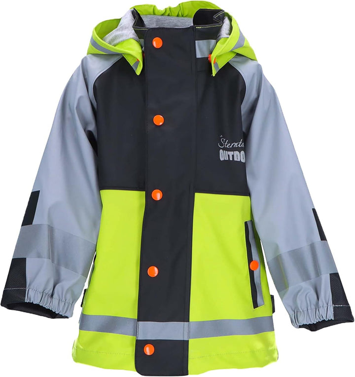 Sterntaler Unisex Kinder Blockfarben Funktions-Regenjacke 86 Hellgrün, 86 Hellgrün