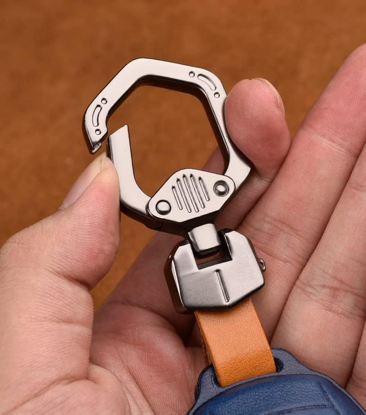 Leder Autoschlüssel Hülle kompatibel mit Mercedes Benz C Klasse E Klasse Fernbedienung Cover Schlüss