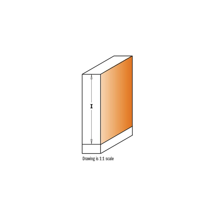 CMT ORANGE TOOLS 906.191.41B - HM-BÜNDIGFRÄSER MIT 2 KUGELLAGER Z2+2 S=8 D=19X25.4X86 RE