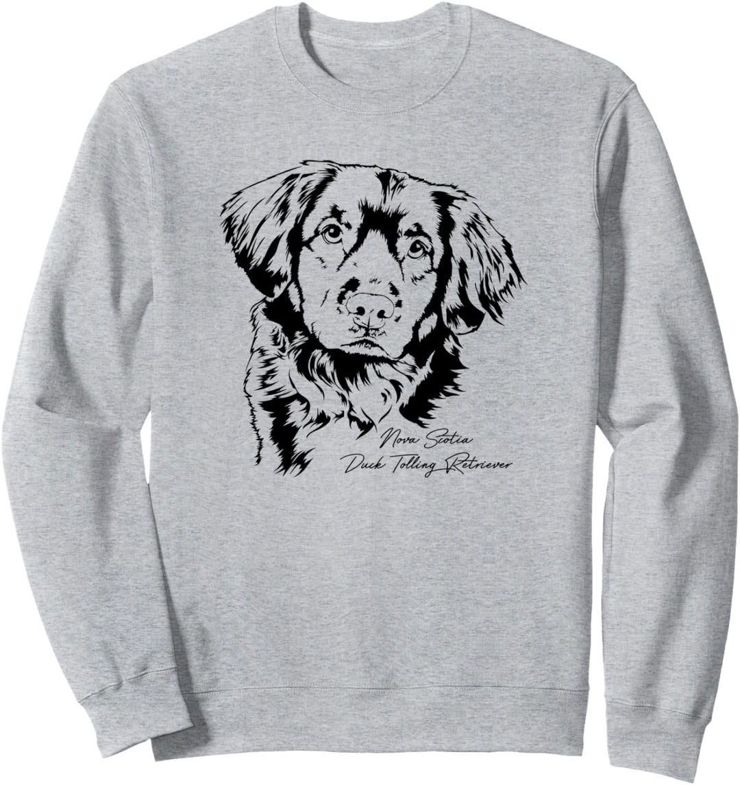 Nova Scotia Duck Tolling Retriever Toller Portrait Hunde Sweatshirt