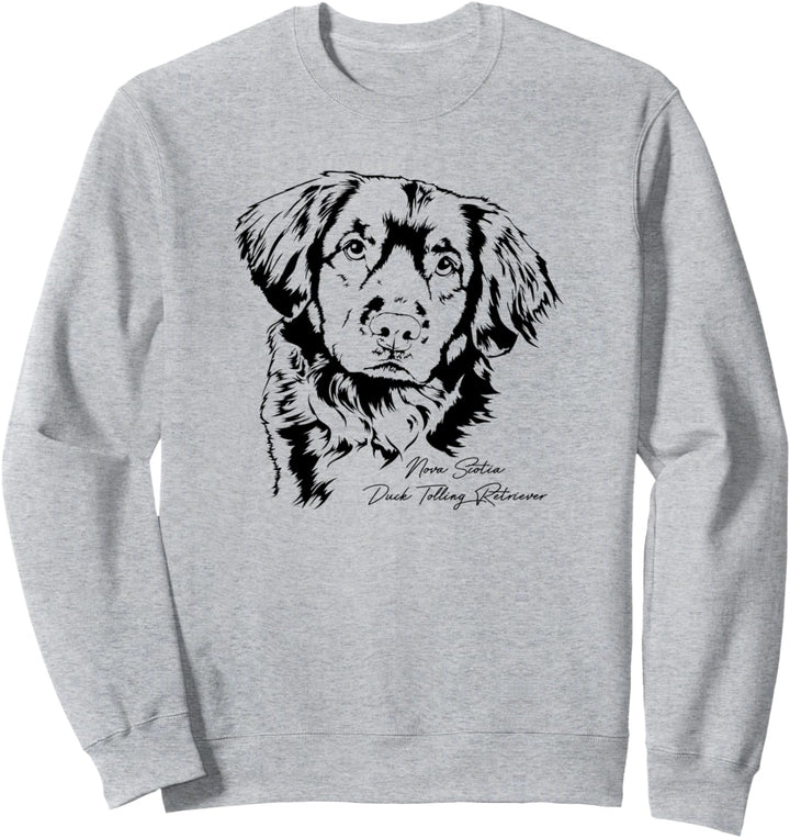 Nova Scotia Duck Tolling Retriever Toller Portrait Hunde Sweatshirt